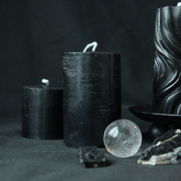 Charcoal Beeswax Candle