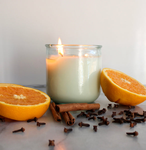 Orange Clove Cinnamon Candle
