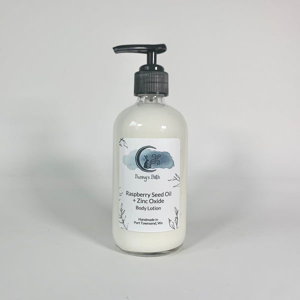 Raspberry Seed Oil Lotion with Zinc Oxide