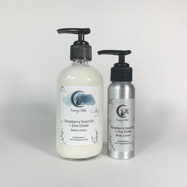 Raspberry Seed Oil Lotion with Zinc Oxide