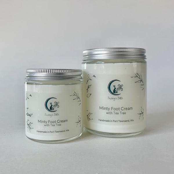 Minty Foot Cream with Tea Tree Oil